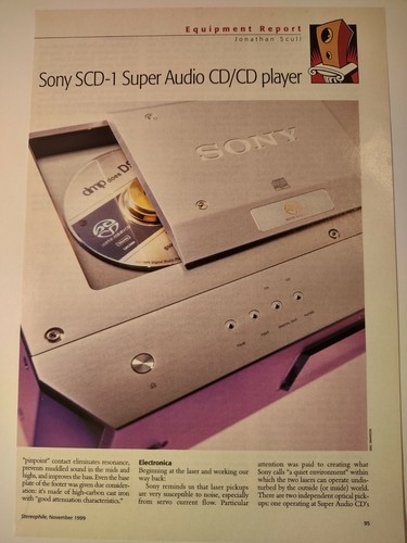 Sony scd1 super audio - scd1,