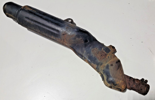 Exhaust pipe muffler - muffler, silencer