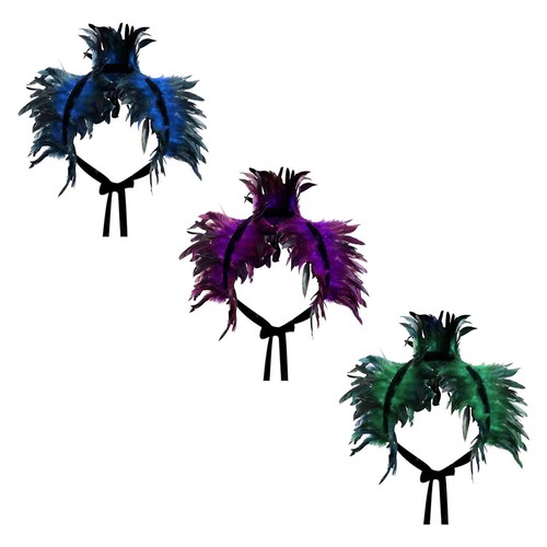 Artificial feather cape - artificial,