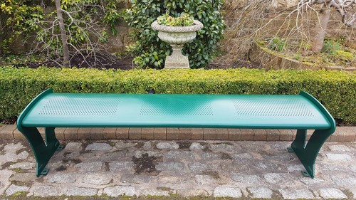 Park bench seat garden green - park,
