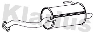 Klarius box with - tail, pipe