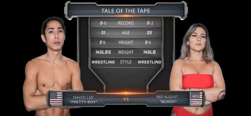 Evolved fights mixed wrestling - mixed,