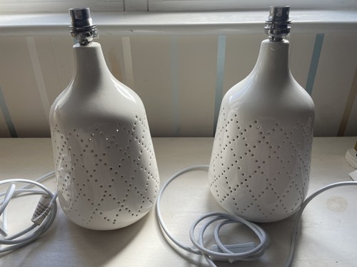 Laura ashley pair ceramic - ceramic, lamp