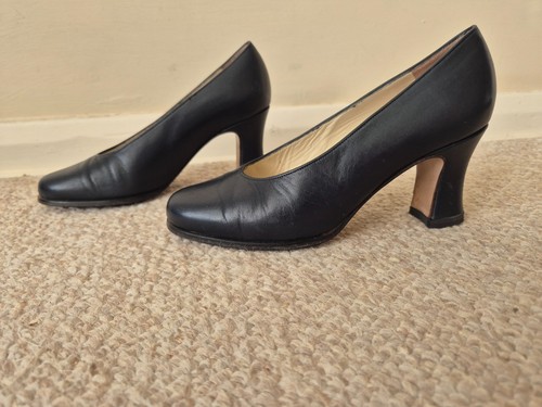 Navy leather bally court - navy,