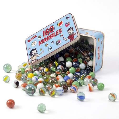 Glass marbles metal - glass,