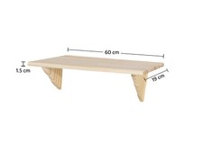 Natural Pine Wood Floating