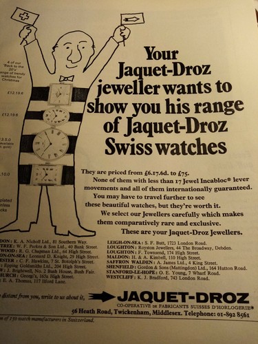 Sa59 ephemera 1960s advert - sa59,