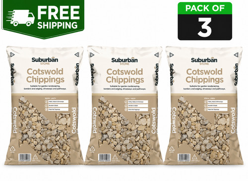 Cotswold chippings 20kg - cotswold, bags