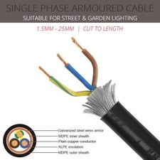 ARMOURED CABLE WITH COLOURED
