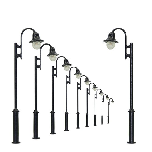 Lym29 10pcs model - railway, lamp