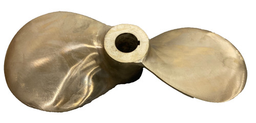 Propeller brass bronze blade - brass,