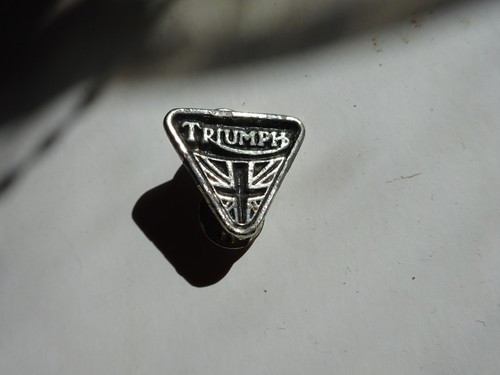 Vintage triumph motorcycle pin - vintage,