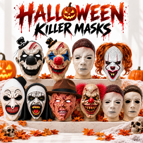 Halloween scary clown - scary,
