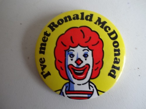Ronald mcdonald pin - pin, badge