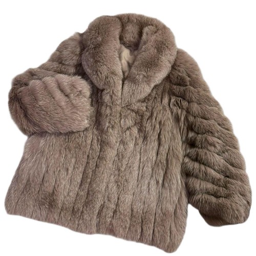 Pale brown fox - brown, fur