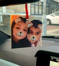 Square Personalised Car Air freshener (Double Sided Print) Buy 3 Get 1 Free