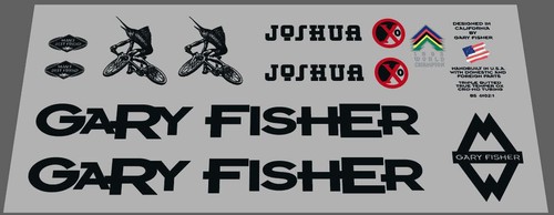 Gary fisher decal - fisher, set