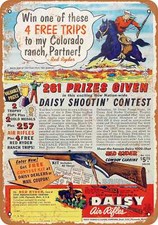 METAL SIGN - 1952 Daisy BB Gun