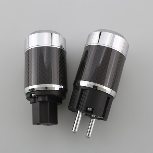 Pair schuko power plug - eu,