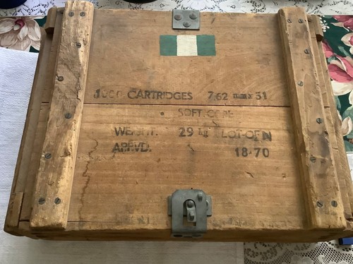 Wooden ammo box nigerian - wooden,