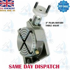 NEW 3" ROTARY TABLE 4 SLOT H/V MILLING LATHES ENGINEERING
