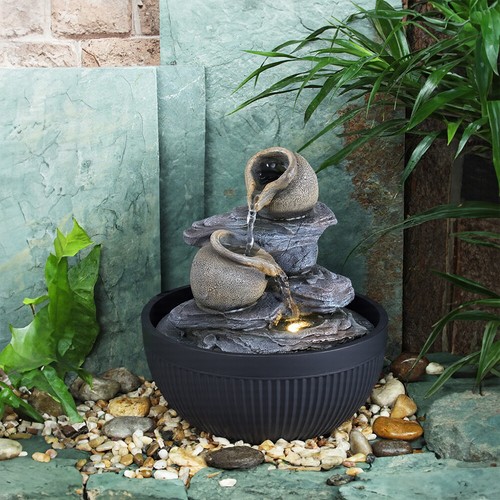 Cascading bowls water feature - cascading,