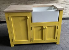 Quality Handmade Solid Pine Belfast Sink Unit