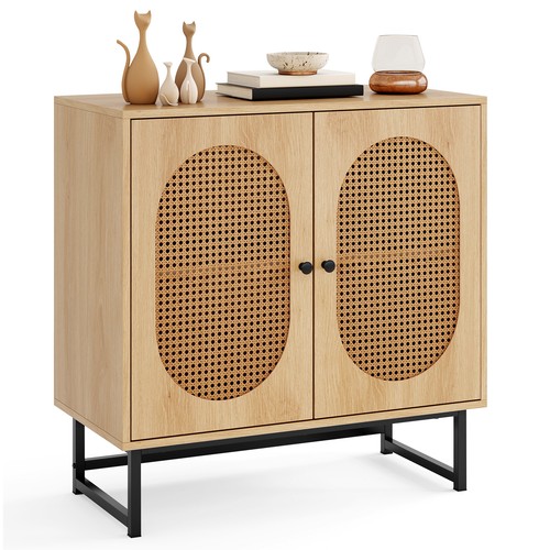 Buffet cabinet rattan - buffet,
