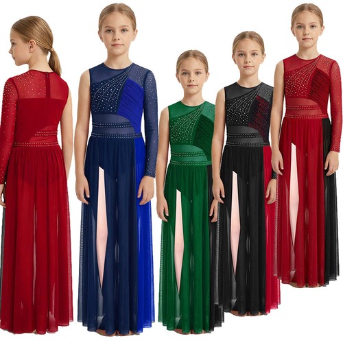 Girl rhinestone lyrical flowy - girl,