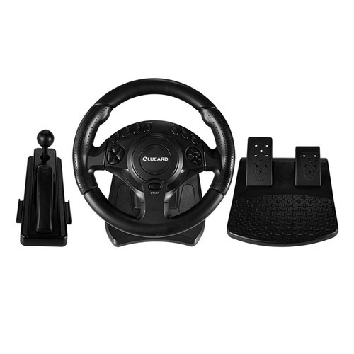 Racing game steering wheel - game,
