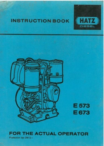 Hatz engine e573 e673 - engine,