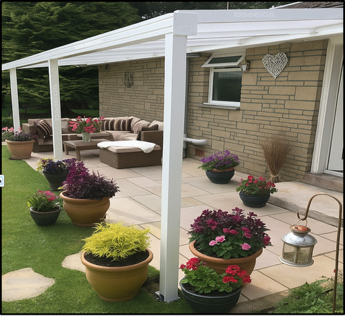 Aluminium canopy carport patio - aluminium,