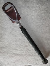 Antique The Perfect Shooting Stick Umbrella Racing Green  Leather Seat By BRIGG