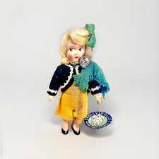 Rare Hand painted “Crolly Polly Doll” Blonde Piper, Ireland 1950 Made In Ireland