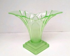 Art Deco Greta Vase in Green