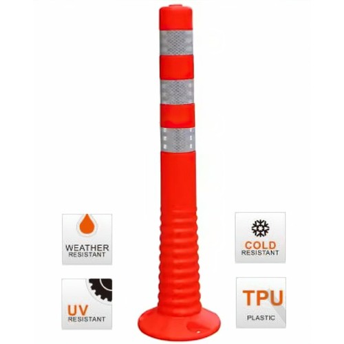 Flexible parking bollard - flexible,