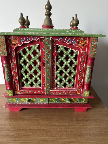 Indian wooden temple puja - wooden,