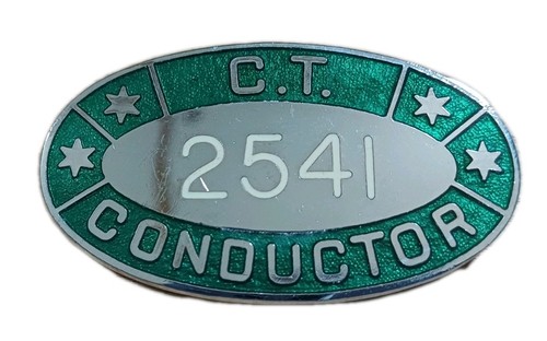 Vintage bus conductor badge - *bus,