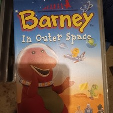 Barney in Outer Space VHS Tape – Sing Along Ages 0-6 – U Rated – Pink Cassette