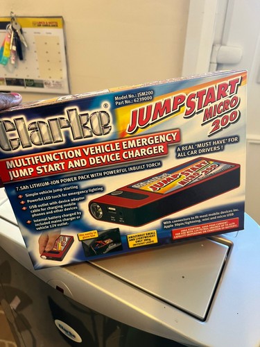 Clarke jump start power - jump, pack
