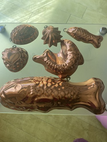 Vintage jelly moulds - 6,