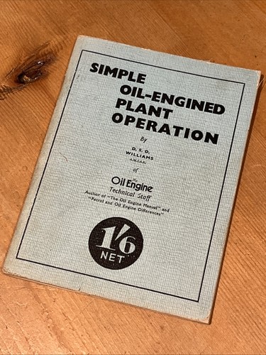 Oil engined plant operation - oil-engined,