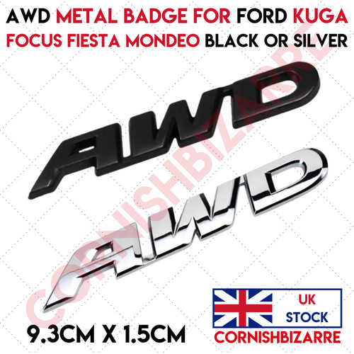 Awd metal badge all - metal,