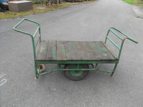 Vintage cart barrow trolley - trolley, 3