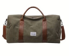 Army Green Canvas Duffle Bag