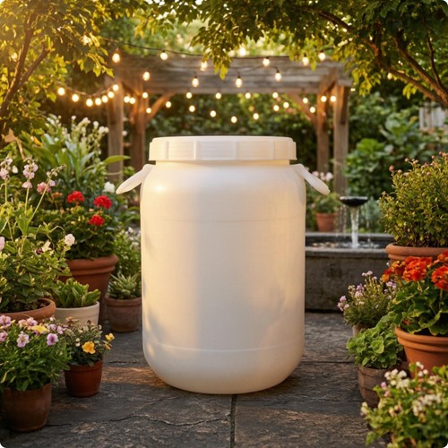 Food grade plastic barrel with - food-grade,