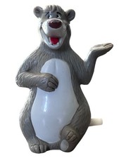 Windup Disney Jungle Book Baloo Bear Plastic Toy 3" Working McDonald's