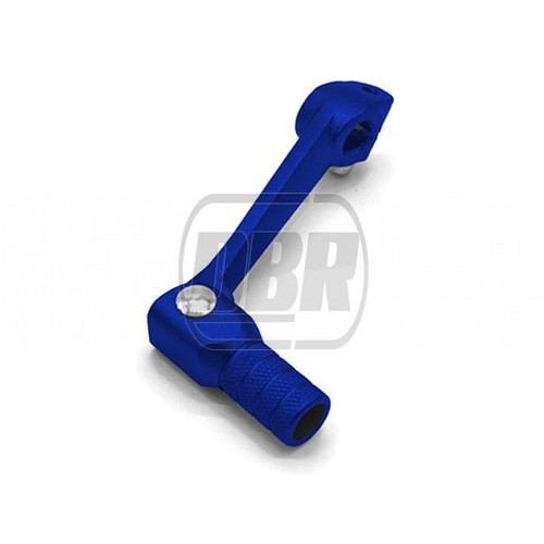 Blue alloy short gear lever - alloy,
