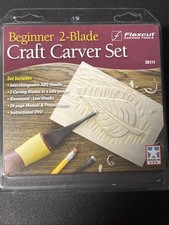FLEXCUT SK111 BEGINNER'S 2 BLADE CRAFT CARVING SET