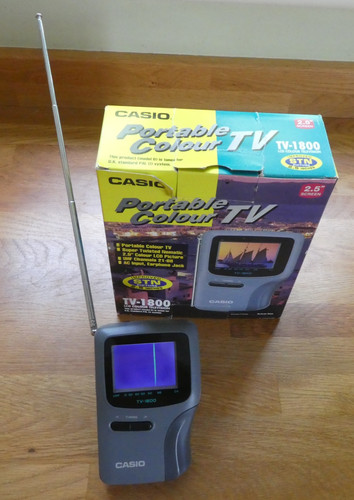 Casio portable colour model - portable, tv